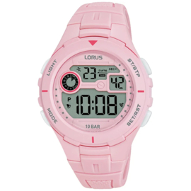 Lorus Digitaal Horloge Alarm Chronograaf 10ATM 36mm Rose