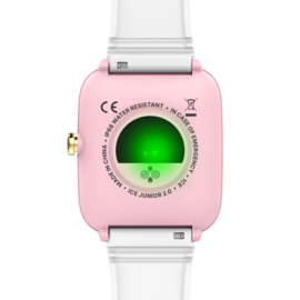 Ice-Watch Ice Smart Junior 2.0 Pink White Analoog Digitaal Kinder Smartwatch 35,7mm