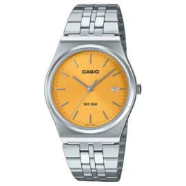 Casio Timeless Horloge met Datum Geel 35mm