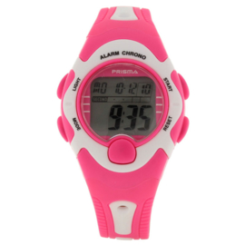 Prisma Digitaal Meidenhorloge Roze 5 Alarmen + Stopwatch