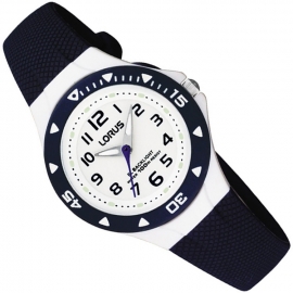 Lorus Kinderhorloge Wijzerplaatverlichting 10ATM 31mm Donkerblauw