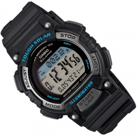 Casio Tough Solar 5 Alarmen Sporthorloge 10ATM Blauw/Zwart