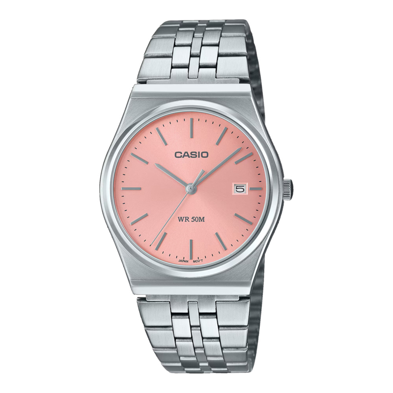 Casio Timeless Horloge met Datum Roze 35mm Casio Baby G Horloges Kinderhorloges