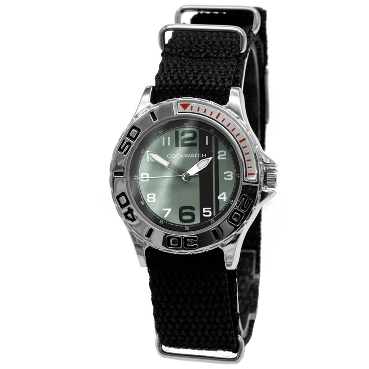 Coolwatch Racer NATO Kinderhorloge Grijs | Coolwatch Kinderhorloge |  Kinderhorloges.nl