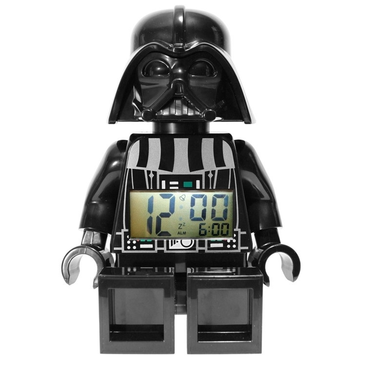 Ontdekking verdrievoudigen prachtig LEGO Star Wars wekker Darth Vader 20cm | ☆ Wekkers | Kinderhorloges.nl