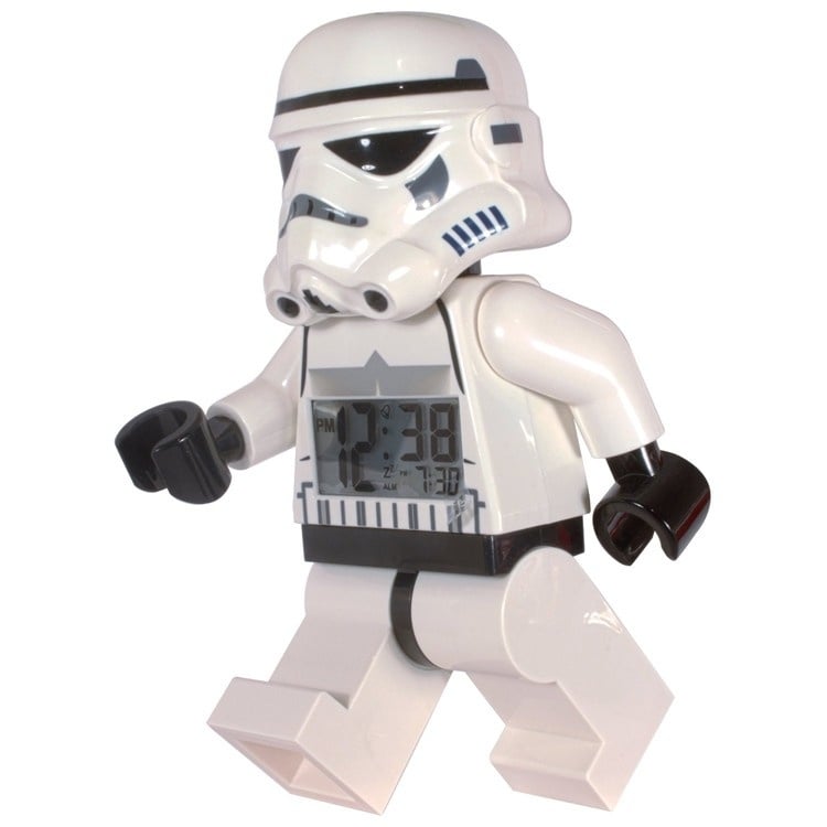 Componist Geheim boeket LEGO Star Wars Stormtrooper Wekker 20cm | ☆ Wekkers | Kinderhorloges.nl