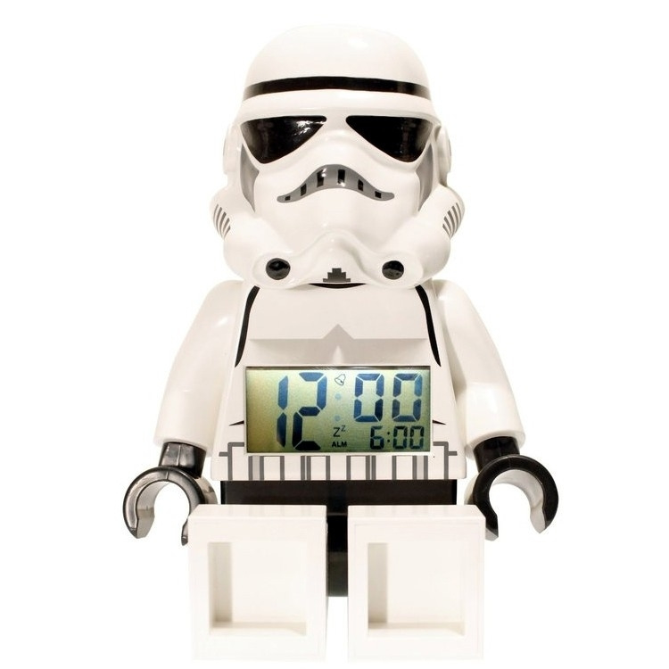 energie opener Uitgaand LEGO Star Wars Stormtrooper Wekker 20cm | Kinderwekkers | Kinderhorloges.nl