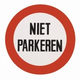 NIET PARKEREN