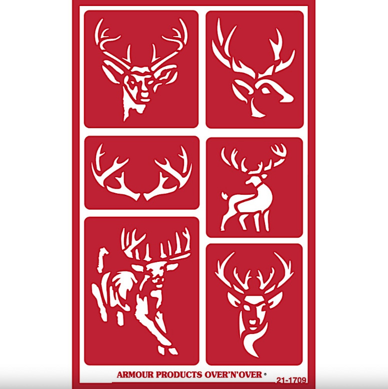 Glasets sjabloon "Deer" 21-1709