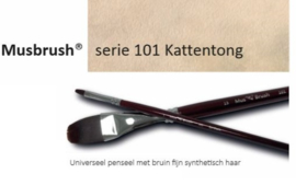 Mus-brush serie 101 Kattentong No.13 -LANGE STEEL  p/st