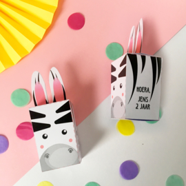 Traktatie zebra printable