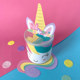 Traktatie Pringles Unicorn roze