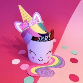 Traktatie Unicorn bakje printable