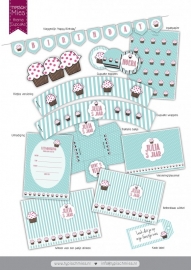 Printable cupcake