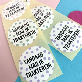 Stickers | Vandaag mag ik trakteren