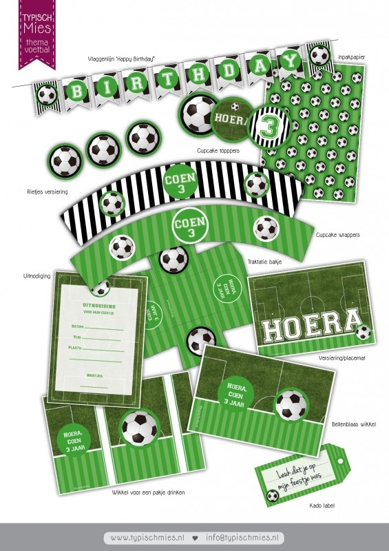 Printable voetbal