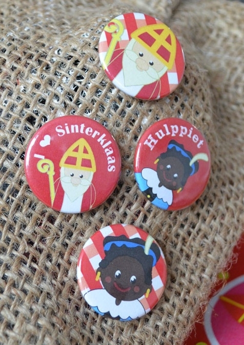 Sint en Piet buttons