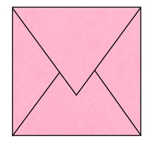 envelop licht roze