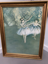 Mooi Frans schilderij met ballerina