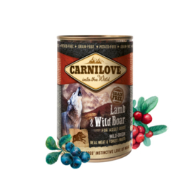 Carnilove Lamb & Wild Boar  blik 400 gram