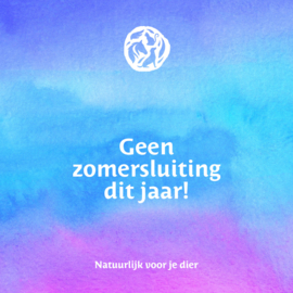 2024: Geen zomersluiting dit jaar!