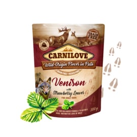 Carnilove Pouch - Venison & strawberry leave 300 gram