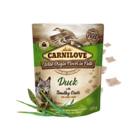 Carnilove  Pouch - Duck & timothy grass 300 gram