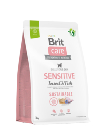 Brit Care -Sustainable Sensitive  Insect & Fish 12 kilo