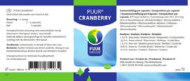 PUUR Cranberry 90 capsules