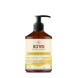KIVO Sardineolie met echinacea en kurkuma 500 ml