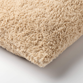 Kussen Cara teddylook beige