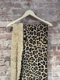 Fleece plaid Mara panterprint