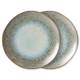 Diner plate Mineral 70s ceramics (per stuk)