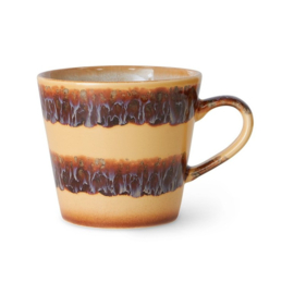 70s Cappuccino Mug Cliffs