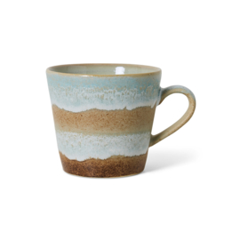 Cappuccino mug Skyline 70s ceramics 