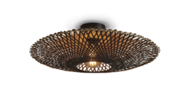 Kalimantan hang/wand/plafond lamp M zwart