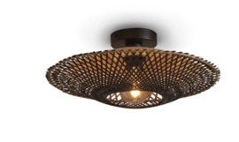 Kalimantan hang/wand/plafond lamp S zwart