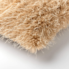 Kussen Dano imitatiebont beige