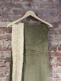 Fleece plaid Lars tea green