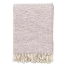 Plaid lamswol Stella beige