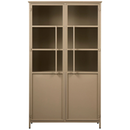 Vitrinekast Exhibit  metaal khaki