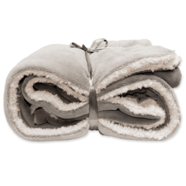 Fleece plaid chateau grey