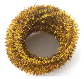 Chenilledraad goud 6mm 10 meter