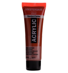 Talens Amsterdam acrylverf 20ml 411 sienna gebrand