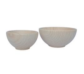 Houten schaaltje / kommetje 7cm.