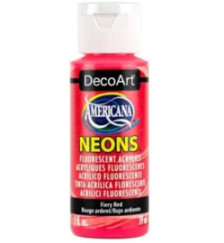 DecoArt Americana Neons Fiery Red