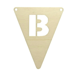 Houten vlag B