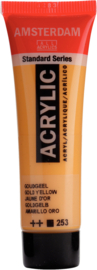 Talens Amsterdam acrylverf 20ml 253 goudgeel