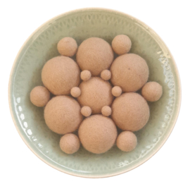Viltbal 4cm beige
