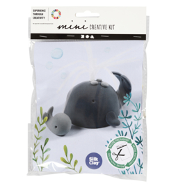 Mini creative kit Walvis met Kalf